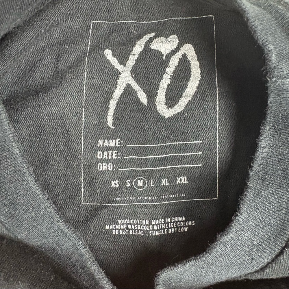 The Weeknd After Hours Til‎ Dawn Tour 2022 T-Shirt Black Short Sleeve Sz M - Picture 4 of 6